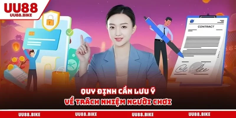 Quy định cần lưu ý về trách nhiệm người chơi